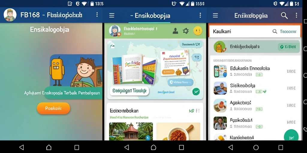 Antarmuka aplikasi FB168 yang informatif dan menarik.