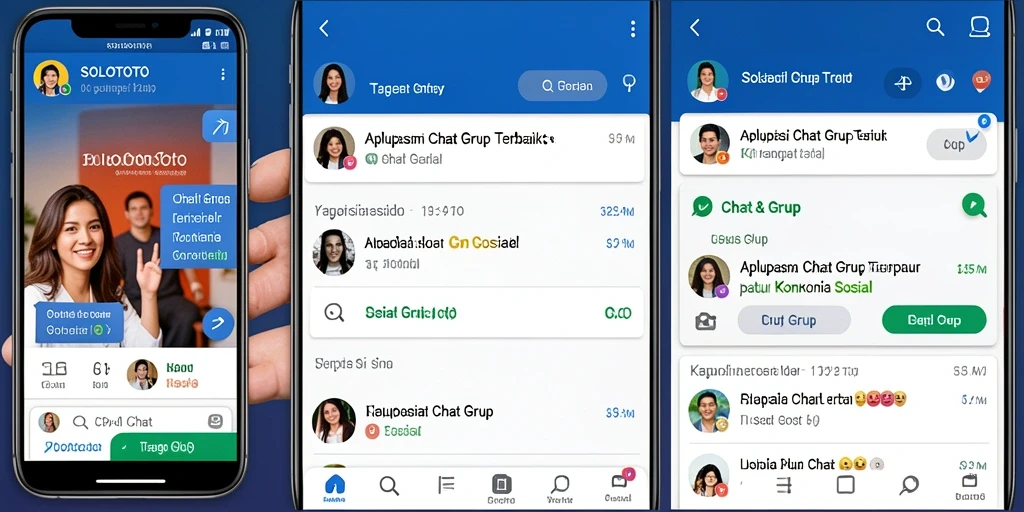 Tampilan antarmuka SOLOTOTO dengan fitur Chat Grup yang menarik.